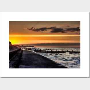 Walcott promenade sunset Posters and Art